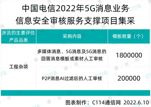 中国电信5G消息业务信息安全审核服务支撑项目集采结果揭晓，新华网与央视国际中标